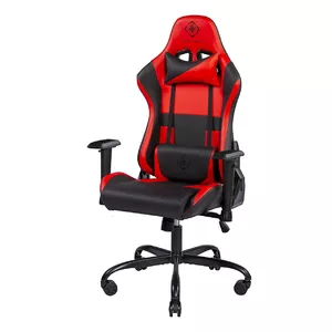Deltaco GAM-096-R геймерское кресло Универсальное игровое кресло Сиденье с мягкой обивкой Черный, Красный