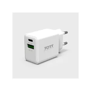 Port Designs 900069-EU mobile device charger Smartphone, Tablet White AC Fast charging Indoor