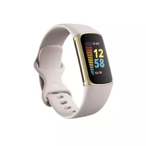 Fitbit Charge 5 AMOLED Фитнес браслет Золото, Белый