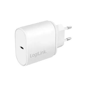 LogiLink PA0261 зарядное устройство для мобильных устройств Смартфон, Планшет Белый Кабель переменного тока Быстрая зарядка Для помещений