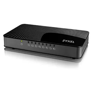 Zyxel GS-108S v2 Nepārvaldīts Gigabit Ethernet (10/100/1000) Melns