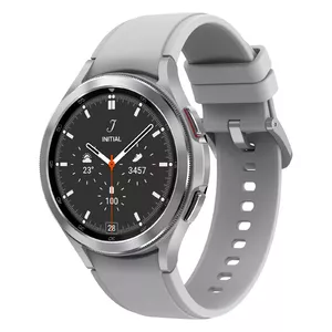 Samsung Galaxy Watch4 Classic 3,56 cm (1.4") OLED 46 mm Цифровой 450 x 450 пикселей Сенсорный экран 4G Серебристый Wi-Fi GPS (спутниковый)