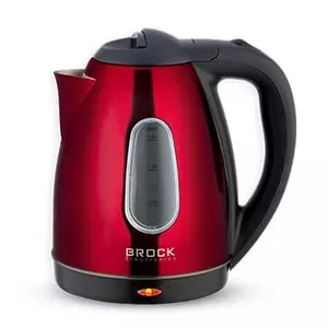 Brock Electronics WK 0603 RD электрический чайник 1,8 L 1500 W Черный, Красный