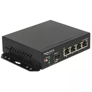 DeLOCK 87704 tīkla pārslēgs Gigabit Ethernet (10/100/1000) Melns