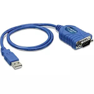 Trendnet TU-S9 seriālais kabelis Zils USB Type-A DB-9