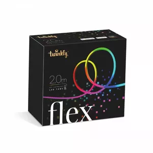 Twinkly  Flex 200L RGB light Flex, 2 meter long starter, Black, BT+WiFi, Gen II, IP20