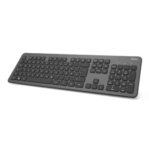 Hama KW-700 клавиатура Беспроводной RF QWERTZ Немецкий Антрацит, Черный
