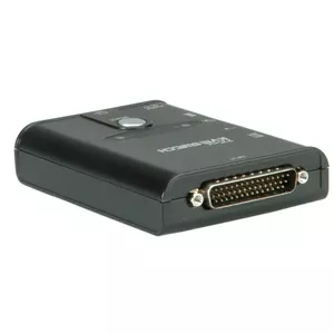 Value KVM Switch "Star", 1U - 2 PCs, DVI / HDVideo, USB (KVM) tastatūras/video/peļu pārslēgšanas mehānisms Melns