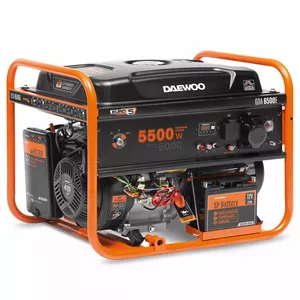 Daewoo GDA 6500E engine-generator 5000 W 30 L Petrol Orange, Black