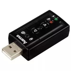 Hama USB Sound Card "7.1 Surround" 7.1 канала