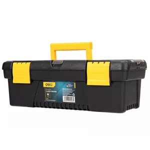 Deli Tools EDL432412 ящик для инструментов Пластик Черный, Желтый