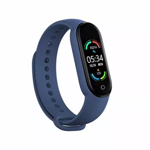 iWear SM6 Smart Bracelet - Fitness Tracker IP67 with HR & Blood pressure / Social / Sleep monitor Blue