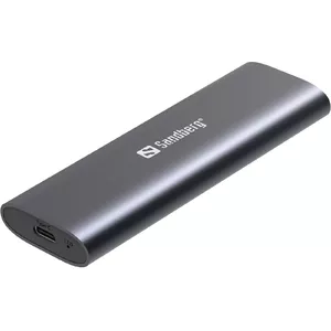 Sandberg USB 3.2 Case for M.2+NVMe SSD Корпус твердотельного диска Черный