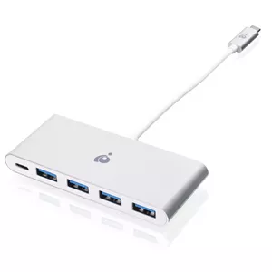 iogear GUH3C4PD хаб-разветвитель USB 3.2 Gen 1 (3.1 Gen 1) Type-C 5000 Мбит/с Белый