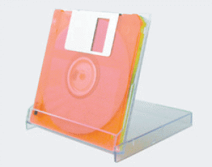 Коробочка для дискет DB-3002T/400 прозрачная 