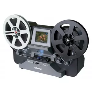 Reflecta Film Scanner Super 8 – Normal 8 Fotofilmas / diapozitīva skeneris Melns