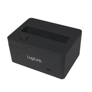 LogiLink QP0025 HDD/SSD dokstacija USB 3.2 Gen 1 (3.1 Gen 1) Type micro-B Melns