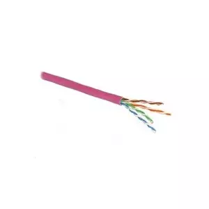 UTP кабель PlanetElite, Cat5E, провод, LS0H, DCa, фиолетовый, 305м