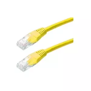 Коммутационный кабель Cat6, UTP - 0,25 м, желтый