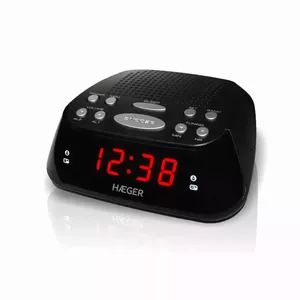Haeger RA-06B.005B alarm clock Black