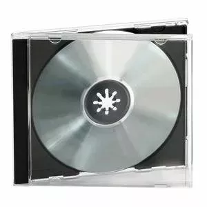 Коробочка для диска CD-1 \"TRAY\" 10.2мм чёрная
