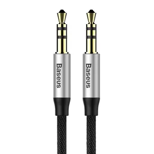 Baseus CAM30BS1 аудио кабель 1 m 3,5 мм Черный, Серебристый