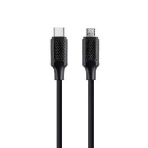 Gembird CC-USB2-CMMBM-1.5M USB kabelis 1,5 m USB 2.0 USB C Micro-USB B Melns