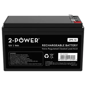 2-Power 2P9-12 аккумулятор для ИБП Герметичная свинцово-кислотная (VRLA) 12 V 9 Ah