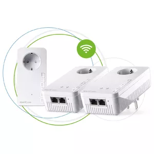 Devolo MAGIC 2 WiFi next Multiroom Kit 2400 Мбит/с Подключение Ethernet Wi-Fi Белый 3 шт
