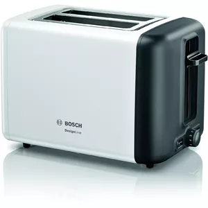 Bosch TAT3P421DE тостер 2 ломтик(а) 970 W Черный, Белый
