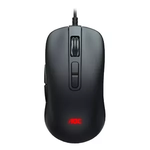 AOC Gaming Mouse GM300B Wired, 6200 DPI, USB Type-A, melna