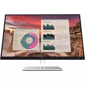 HP E27u G4 monitori 68,6 cm (27") 2560 x 1440 pikseļi Quad HD Melns, Sudrabs