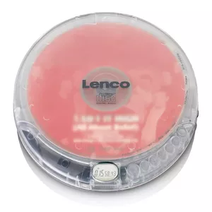 Lenco CD-012TR проигрыватель компакт-дисков Персональный СД плеер Прозрачный