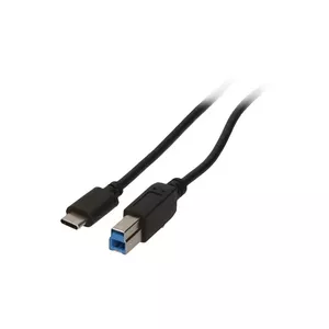 2-Power CAB5014A USB kabelis 1 m USB C USB B Melns