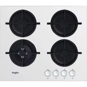 Whirlpool AKT 625/WH Black, White Built-in 60 cm Gas 4 zone(s)