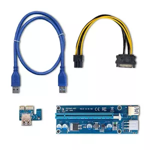 Riser PCI-E 1x 16x USB 3.0, ver.009S