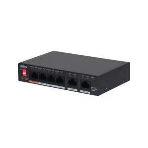 Dahua Technology PFS3006-4GT-60-V2 Gigabit Ethernet (10/100/1000) Питание по Ethernet (PoE) Черный