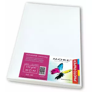 Глянцевая белая фотобумага для A3, 170 г/м2 для чернил. Печать 50 шт
