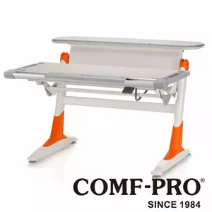 Comf Pro Noblesse desk Ergonomisks augošais galds bērniem kļava/pelēks-oranžs
