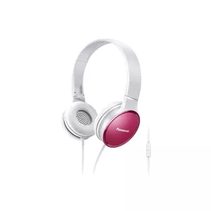 Panasonic RP-HF300ME-P headphones/headset Wired Head-band Calls/Music Pink, White