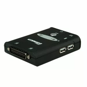 Value KVM Switch "Star", 1U - 2 PCs, HDMI, USB KVM переключатель Черный