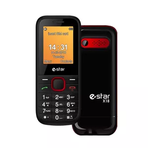 eSTAR X18 4,5 cm (1.77") 70 g Черный, Красный Продвинутый телефон