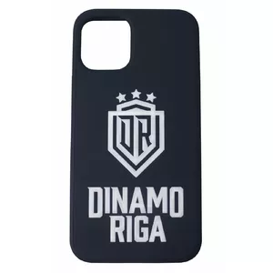 Dinamo Rīga Atribūtika Evelatus  iPhone 12 Pro Soft Touch Silicone Case DR Logo N4 White Black