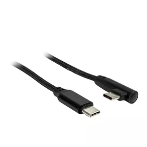 Inter-Tech 88885581 USB kabelis 1 m USB C Melns