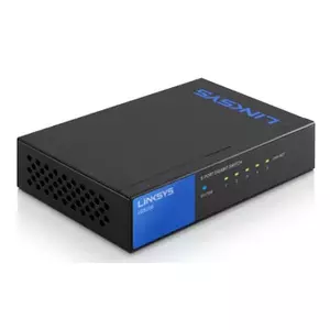 Linksys LGS105-UK сетевой коммутатор Неуправляемый Gigabit Ethernet (10/100/1000) Черный