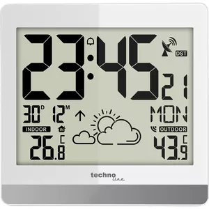 Technoline WS 8119 Digital alarm clock White