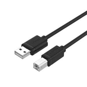 UNITEK Y-C4001GBK USB kabelis 2 m USB 2.0 USB A USB B Melns