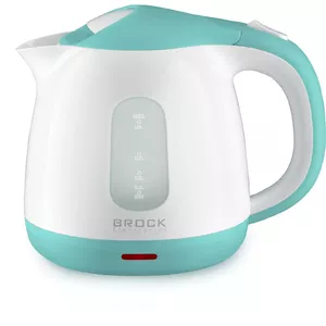 Brock Electronics WK 0716 AZ электрический чайник 1 L 1100 W Бирюзовый, Белый