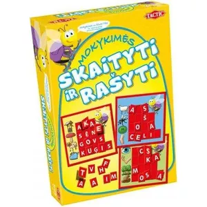 TACTIC Board game Let´s learn words (In Lithuanian lang.)