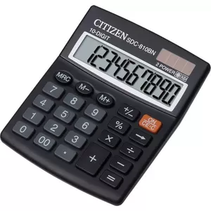 Citizen SDC-810BN kalkulators Desktops Pamata kalkulators Melns